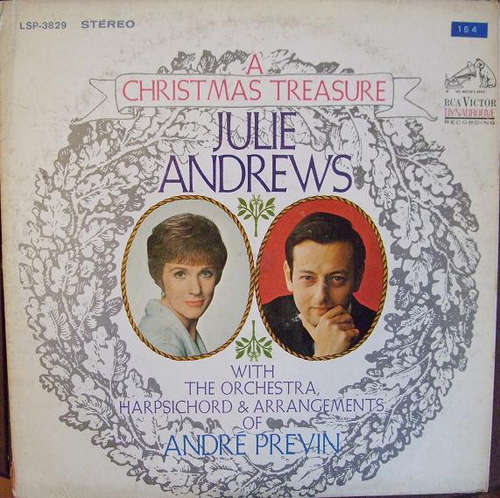 Cover Julie Andrews With The Orchestra, Harpsichord & Arrangements Of André Previn* - A Christmas Treasure (LP, Album) Schallplatten Ankauf