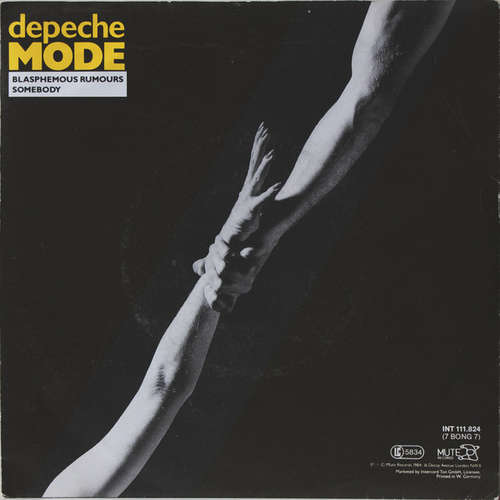 Cover Depeche Mode - Blasphemous Rumours / Somebody (7, Single) Schallplatten Ankauf