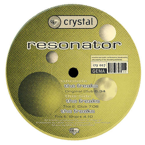 Cover Resonator (2) - The Freaks (12) Schallplatten Ankauf