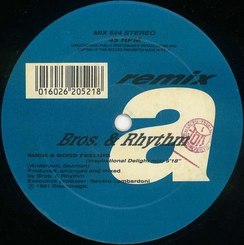 Cover Bros. & Rhythm* - Such A Good Feeling (12, Blu) Schallplatten Ankauf