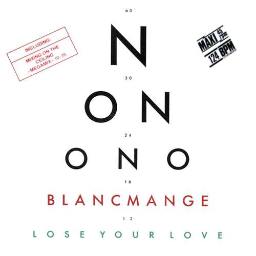 Cover Blancmange - Lose Your Love (12, Maxi, Yel) Schallplatten Ankauf