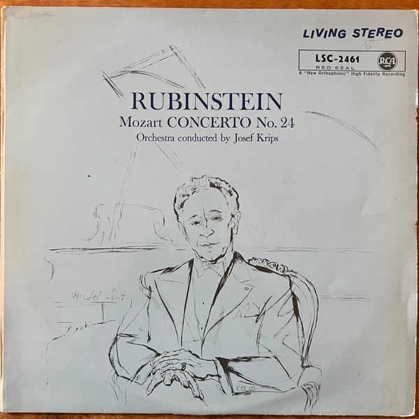 Cover Rubinstein*, Mozart*, Orchestra* Conducted By Josef Krips - Concerto No. 24 (LP) Schallplatten Ankauf
