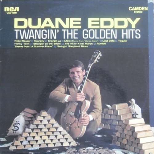 Cover Duane Eddy - Twangin' The Golden Hits (LP, RE) Schallplatten Ankauf