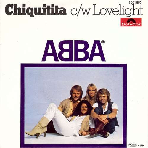 Cover ABBA - Chiquitita c/w Lovelight (7, Single, Pol) Schallplatten Ankauf