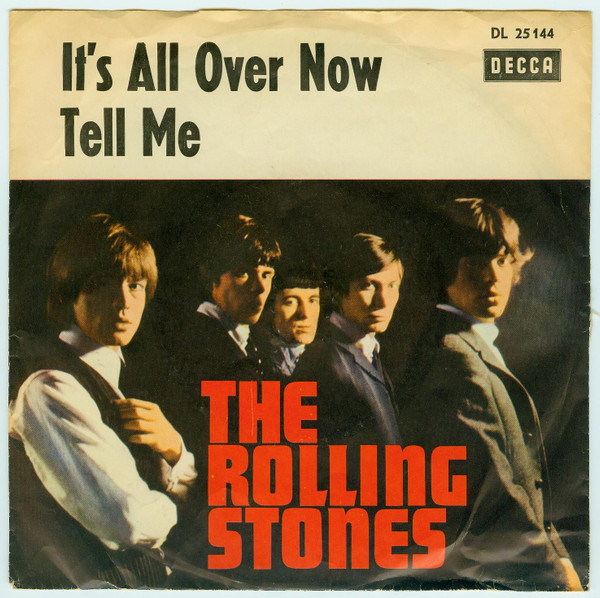 Cover The Rolling Stones - It's All Over Now / Tell Me (7, Single) Schallplatten Ankauf