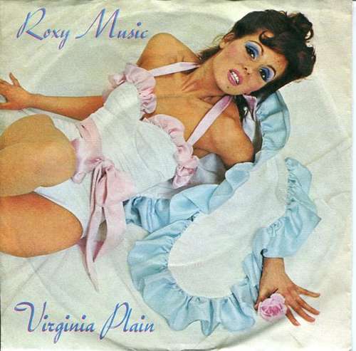 Cover Roxy Music - Virginia Plain (7, Single, RE) Schallplatten Ankauf