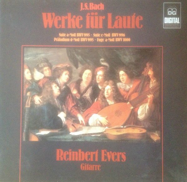Cover J.S. Bach* - Reinbert Evers - Werke Für Laute (LP) Schallplatten Ankauf