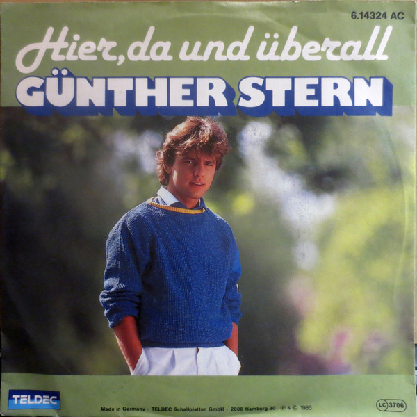 Cover Günther Stern - Hier, Da Und Überall (7, Single) Schallplatten Ankauf