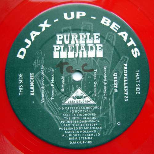Cover Purple Plejade - Blanche (12, Red) Schallplatten Ankauf