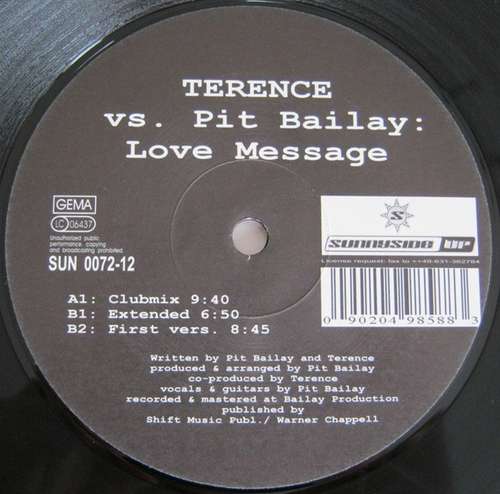 Cover Love Message Schallplatten Ankauf