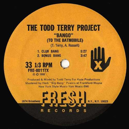 Cover The Todd Terry Project - Bango (To The Batmobile) / Back To The Beat (12) Schallplatten Ankauf