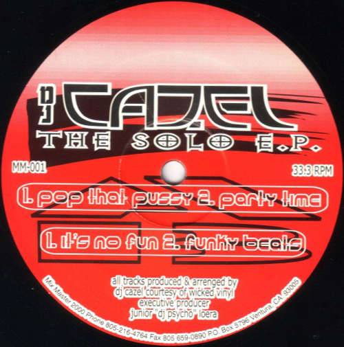 Cover DJ Cazel - The Solo E.P. (12) Schallplatten Ankauf