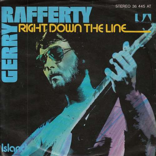Cover Gerry Rafferty - Right Down The Line (7, Single) Schallplatten Ankauf