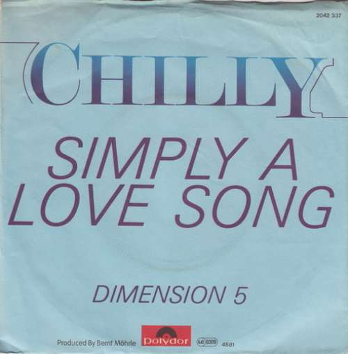 Cover Chilly - Simply A Love Song (7, Single) Schallplatten Ankauf