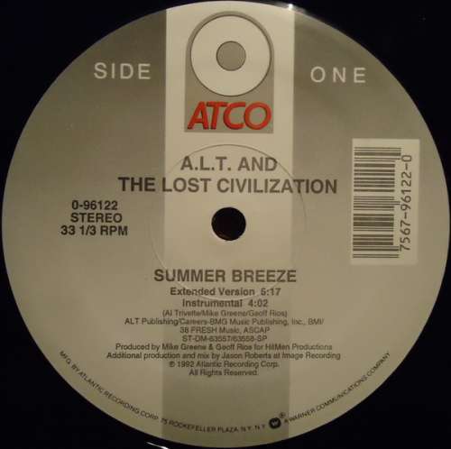 Cover A.L.T. And The Lost Civilization - Summer Breeze (12) Schallplatten Ankauf