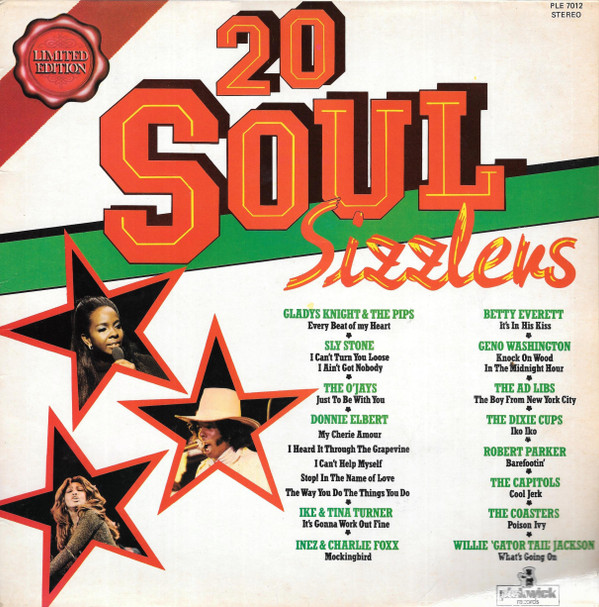 Cover Various - 20 Soul Sizzlers (LP, Comp, Ltd) Schallplatten Ankauf