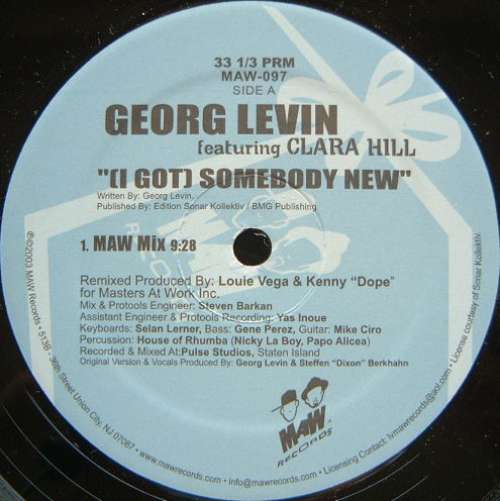Cover Georg Levin Featuring Clara Hill - (I Got) Somebody New (12) Schallplatten Ankauf