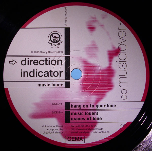 Cover Direction Indicator - Music Lover (12) Schallplatten Ankauf