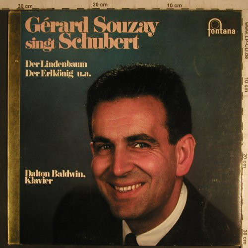 Cover Schubert*, Gérard Souzay, Dalton Baldwin - Gérard Souzay singt Schubert (LP) Schallplatten Ankauf