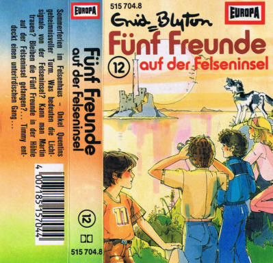 Cover Enid Blyton - Fünf Freunde 12 - Auf Der Felseninsel (Cass, RE) Schallplatten Ankauf
