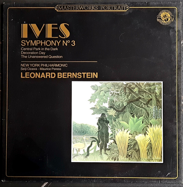 Cover Ives* - New York Philharmonic*, Leonard Bernstein - Symphony N° 3 / Central Park In The Dark / Decoration Day / The Unanswered Question (LP, RE, RM) Schallplatten Ankauf