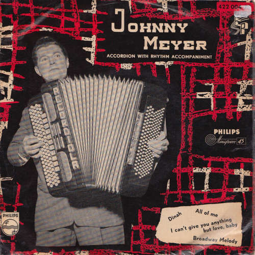 Cover Johnny Meyer* - Dinah (7, EP, Mono, RE) Schallplatten Ankauf