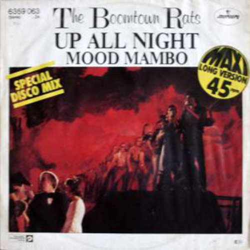 Cover The Boomtown Rats - Up All Night / Mood Mambo (12, Maxi) Schallplatten Ankauf