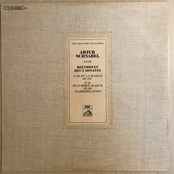 Cover Artur Schnabel, Ludwig van Beethoven - Deux Sonates (LP, Album) Schallplatten Ankauf