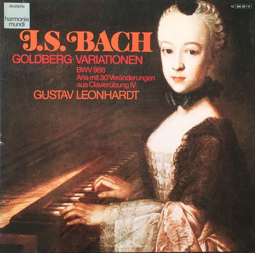Cover Gustav Leonhardt, Johann Sebastian Bach - Goldberg-Variationen, BWV 988 Aria Mit 30 Veraenderungen Aus Clavierubung IV (LP) Schallplatten Ankauf