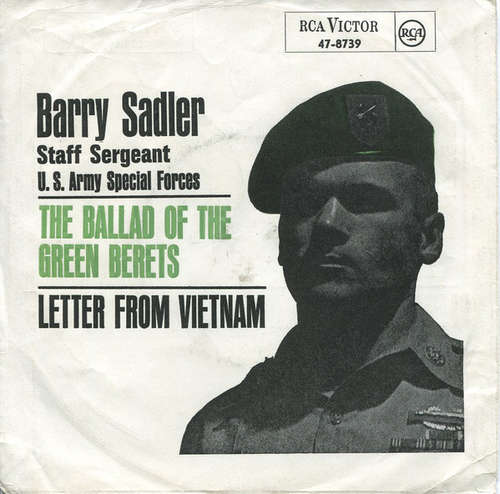 Cover Barry Sadler - The Ballad Of The Green Berets (7) Schallplatten Ankauf