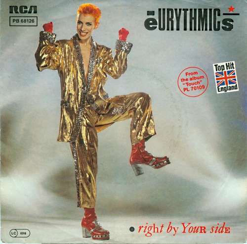 Cover Eurythmics - Right By Your Side (7, Single) Schallplatten Ankauf