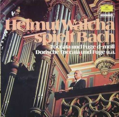 Cover Helmut Walcha Spielt Bach* - Helmut Walcha Spielt Bach, Fuge D-Moll, Dorische Toccata Und Fuge u.a. (LP, RE) Schallplatten Ankauf