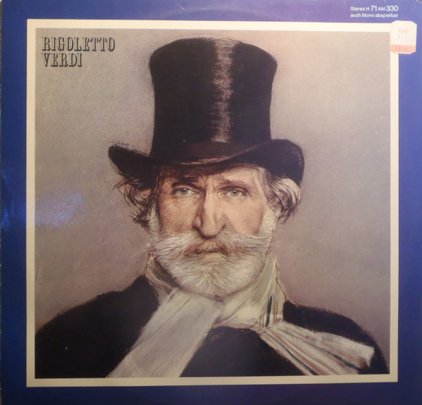 Cover Verdi* - Rigoletto (Gesamtaufnahme) (3xLP, Album + Box) Schallplatten Ankauf