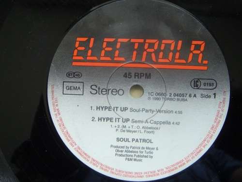 Cover Soul Patrol - Hype It Up (12) Schallplatten Ankauf