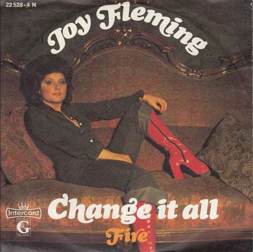 Cover Joy Fleming - Change It All / Fire (7, Single) Schallplatten Ankauf