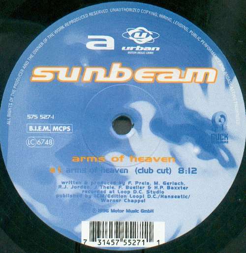 Cover Sunbeam - Arms Of Heaven (12) Schallplatten Ankauf