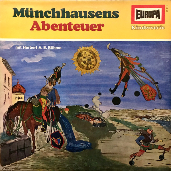 Cover Gottfried August Bürger - Münchhausens Abenteuer (LP, RE) Schallplatten Ankauf