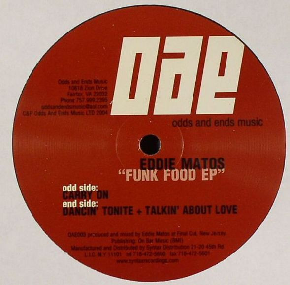 Bild Eddie Matos - Funk Food EP (12, EP) Schallplatten Ankauf