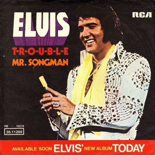 Cover Elvis Presley - T-R-O-U-B-L-E (7, Single) Schallplatten Ankauf