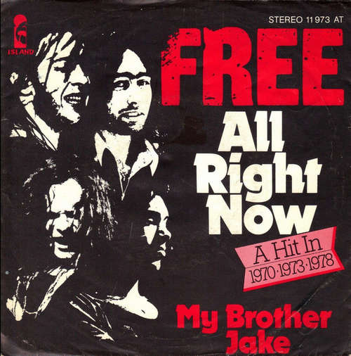Cover Free - All Right Now (7, Single, Mono, RE) Schallplatten Ankauf