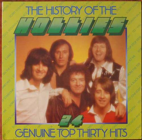 Cover The Hollies - The History Of The Hollies - 24 Genuine Top Thirty Hits (2xLP, Comp, Mono) Schallplatten Ankauf