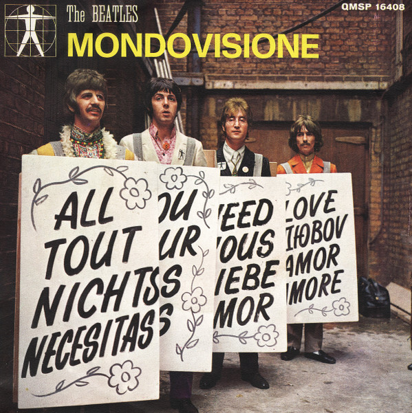 Cover The Beatles - All You Need Is Love (7, Single, Mono) Schallplatten Ankauf