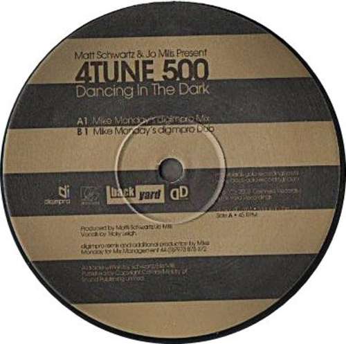 Cover 4Tune 500 - Dancing In The Dark (Mike Monday Mixes) (12, Promo) Schallplatten Ankauf