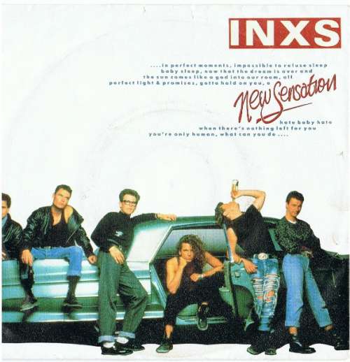 Cover INXS - New Sensation (7, Single) Schallplatten Ankauf