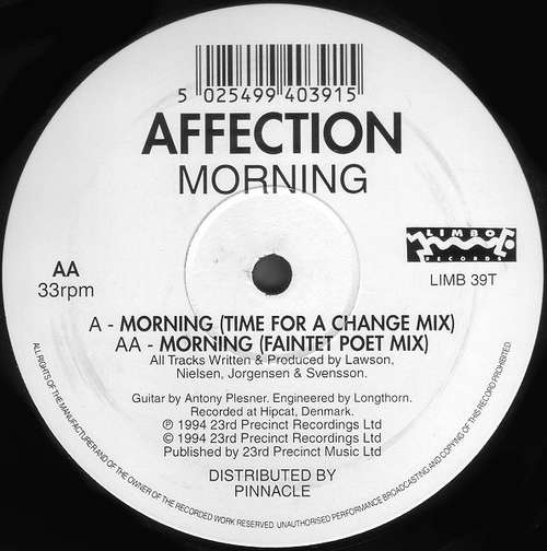 Cover Affection - Morning (12) Schallplatten Ankauf