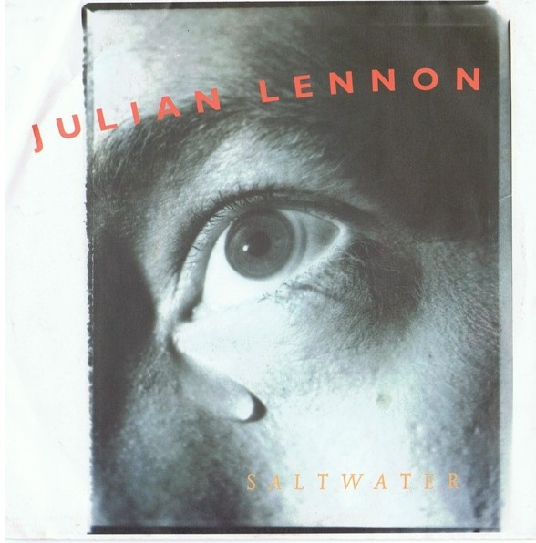 Cover Julian Lennon - Saltwater (7, Single) Schallplatten Ankauf