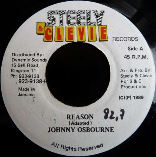 Cover Johnny Osbourne - Reason (7) Schallplatten Ankauf