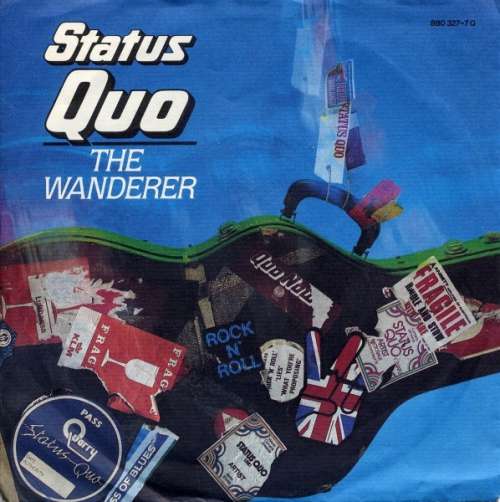 Cover Status Quo - The Wanderer (7, Single) Schallplatten Ankauf