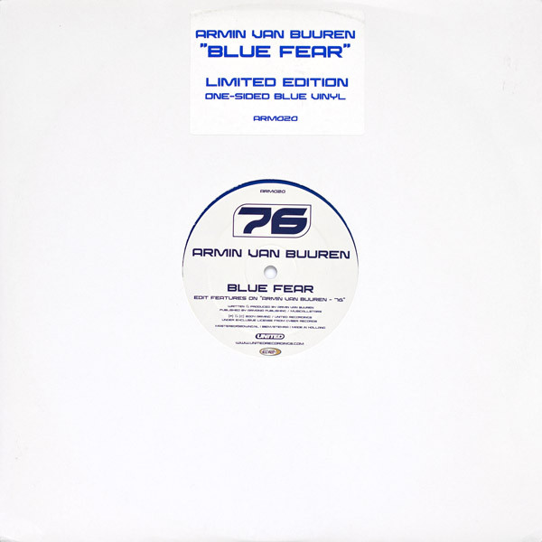 Cover Armin van Buuren - Blue Fear (12, S/Sided, Ltd, Blu) Schallplatten Ankauf