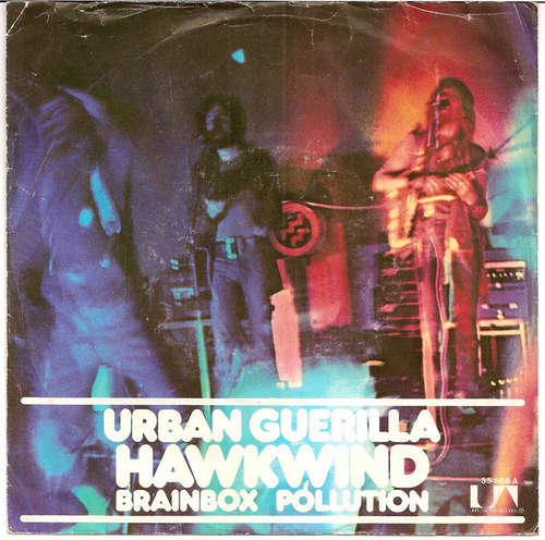Cover Hawkwind - Urban Guerrilla (7, Single) Schallplatten Ankauf